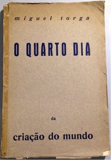Capa da primeira edição do Livro "A Criação do Mundo - O Quarto Dia"